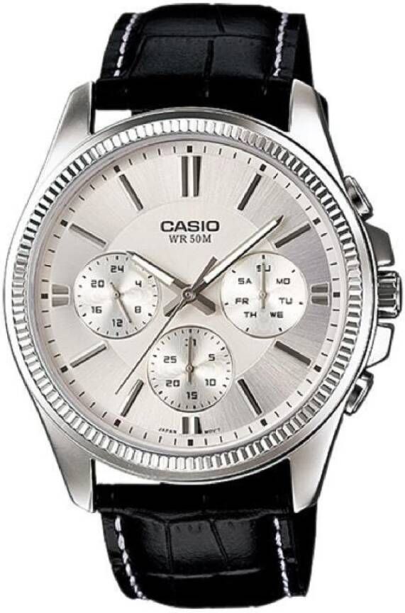 Casio Bekijk Mtp 1375L 7 , Zwart, Heren