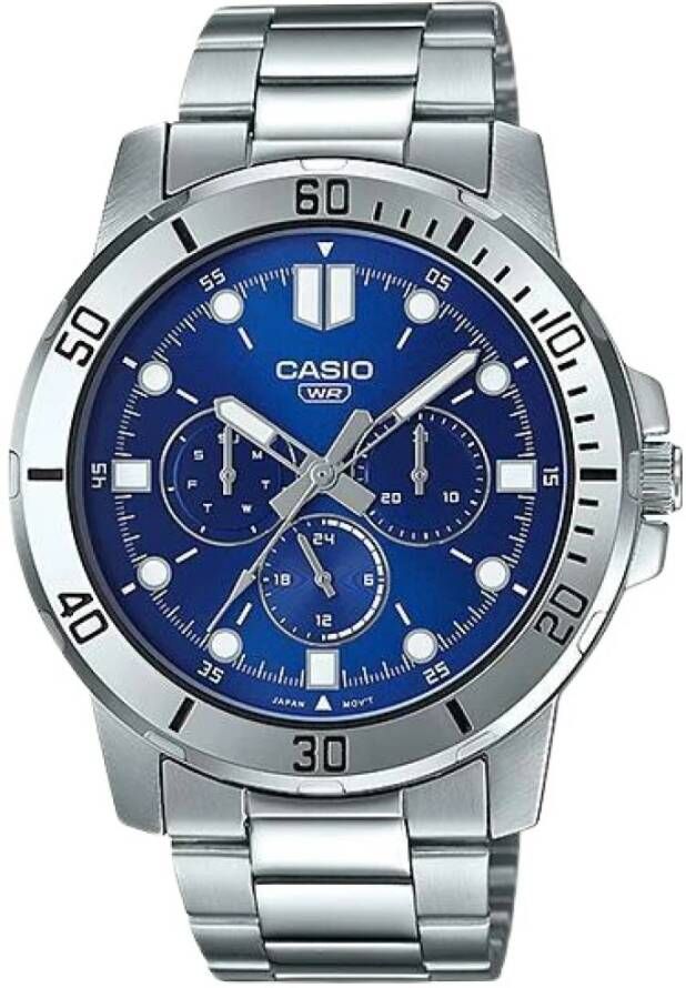 Casio Bekijk Mtp Vd300D 2E , Blauw, Heren