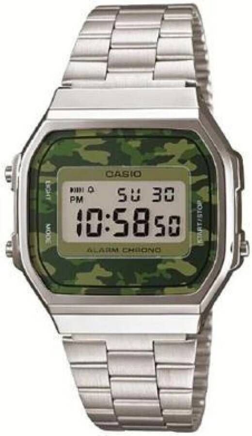 Casio Bekijk ur A168Wec 3 , Groen, Heren