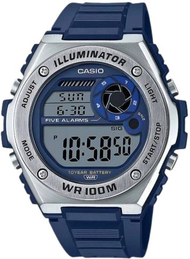 Casio Bekijk ur MWD 100H 2A , Blauw, Heren
