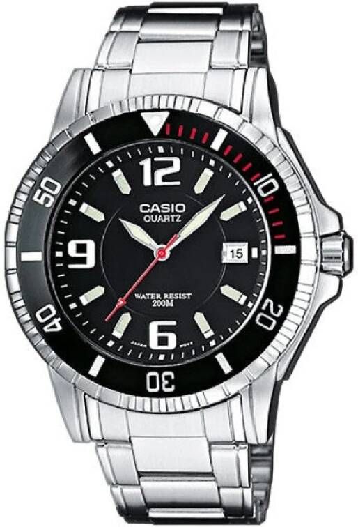 Casio EU Ur Mtd 1053D 1Aves , Zwart, Heren