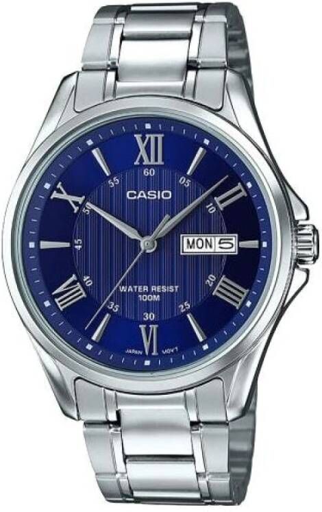 Casio EU Ur Mtp 1384D 2Avef , Blauw, Heren