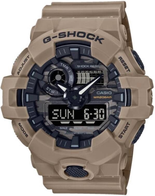 Casio G Shock Ur Ga 700Ca 5Aer , Bruin, Heren