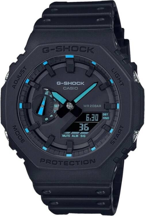 Casio ijk G Shock UR GA 2100 1A2er , Blauw, Heren