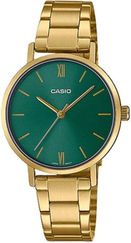Casio ijk LTP VT02G 3A , Groen, Dames