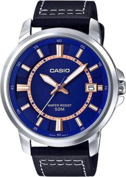 Casio ijk Mtp E130L 2A , Blauw, Heren