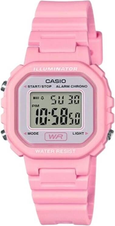Casio ijk ur la 20WH 4A1 , Roze, Dames