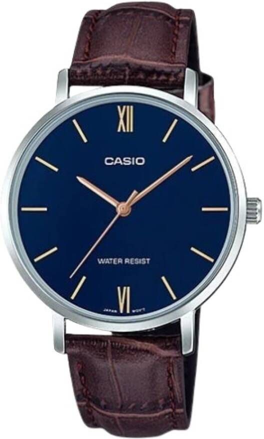Casio ijk ur LTP VT01L 2B , Bruin, Heren