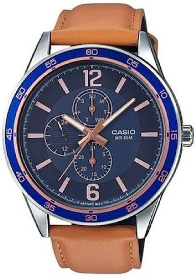 Casio ijk Ur Mtp E319L 2B , Oranje, Heren