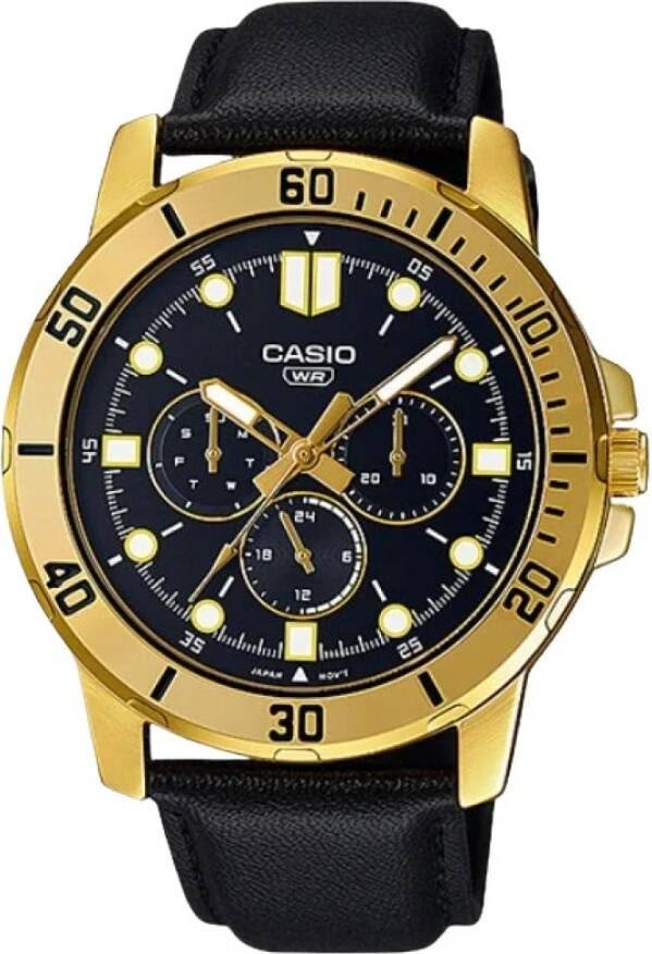 Casio ijk ur mtp vd300gl 1e , Zwart, Heren