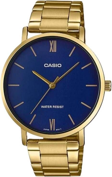 Casio ijk ur MTP VT01G 2B , Geel, Heren
