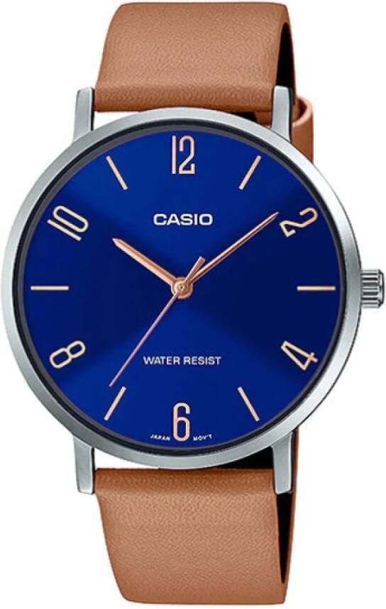 Casio ijk Ur Mtp Vt01L 2B2 , Blauw, Dames