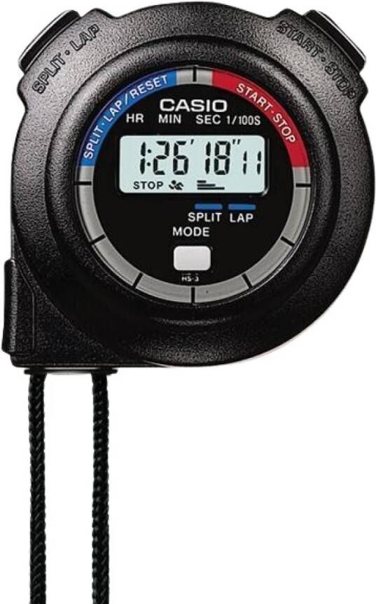 Casio Watch hs 3v , Zwart, Unisex