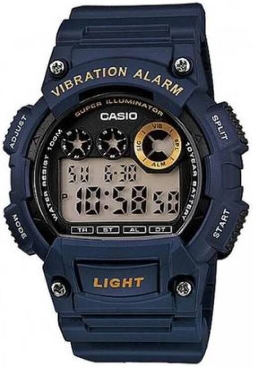 Casio Watch W 735H 2A , Blauw, Heren