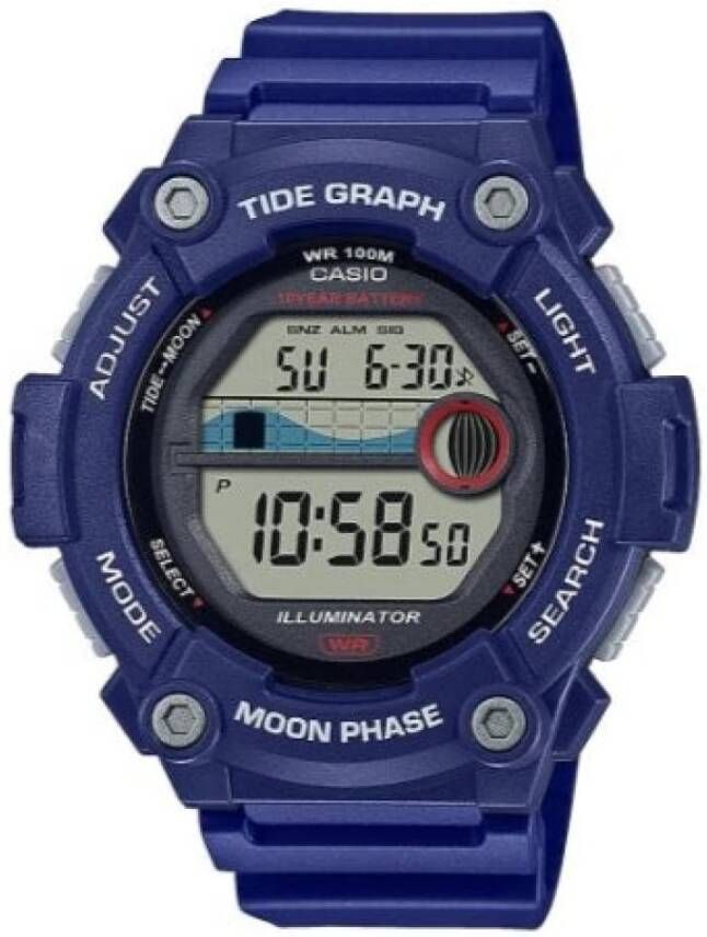 Casio Ws 1300H 2A , Blauw, Heren