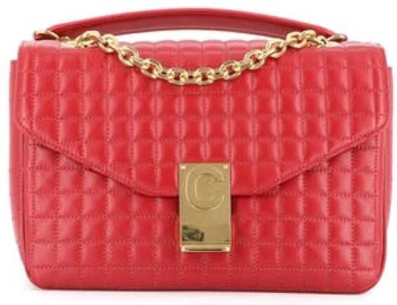 Celine Vintage Voldoende schoudertas , Rood, Dames