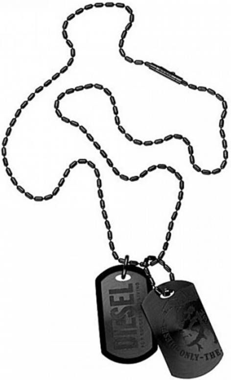 Diesel Double Dogtags Heren Collier DX0014040
