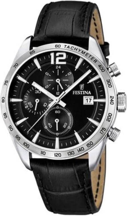 Festina Horloges , Zwart, Heren