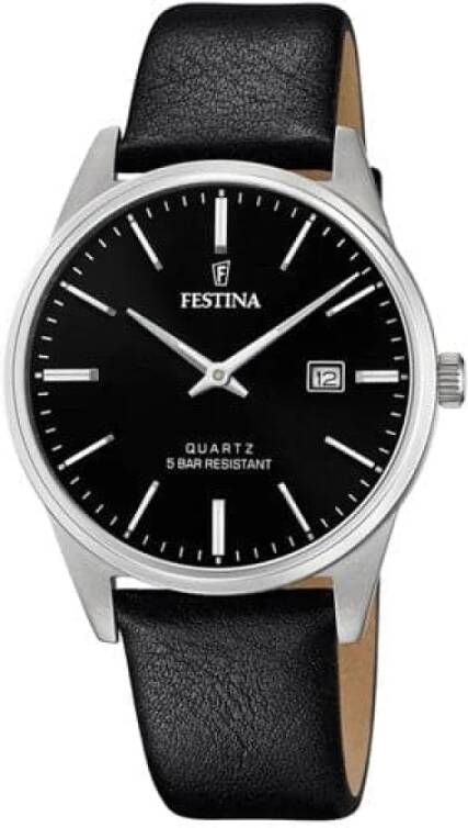 Festina Horloges , Zwart, Heren