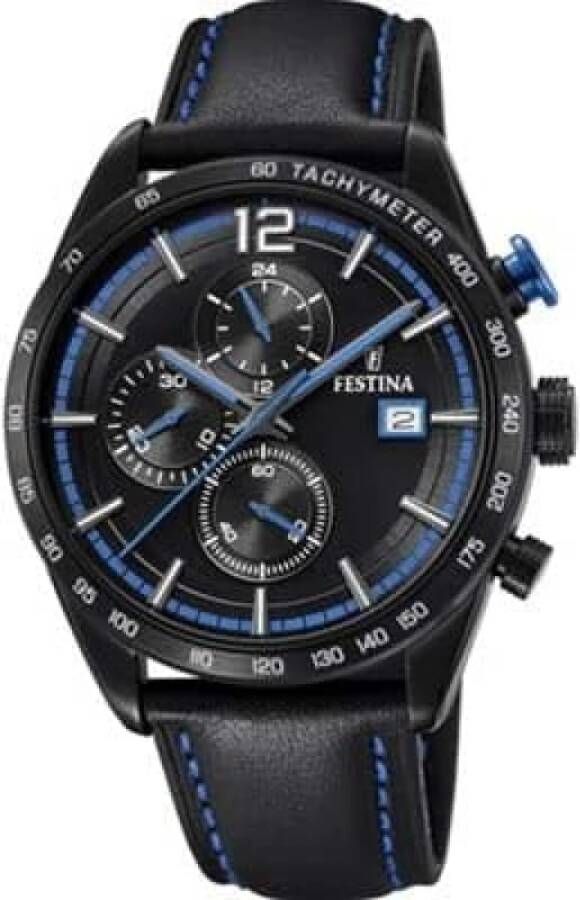 Festina Horloges , Zwart, Heren