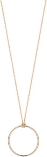 Ginette NY Mini Circle ketting , Roze, Dames