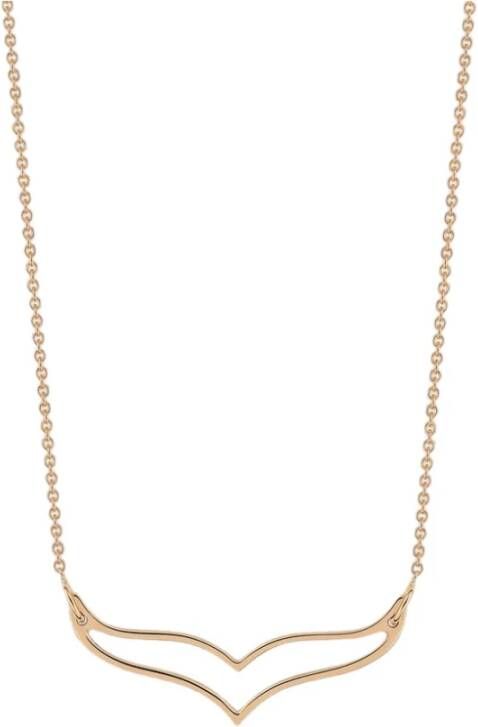 GINETTE NY Mini Wise ketting van 18k rosé WSE3