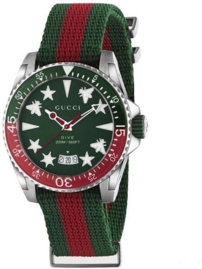 Gucci Horloge , Groen, Heren