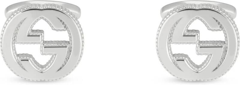 Gucci Manchetknopen en dasspelden , Grijs, Dames