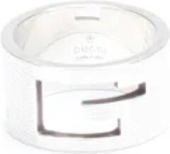 Gucci Vintage Pre owned Silver rings , Grijs, Heren