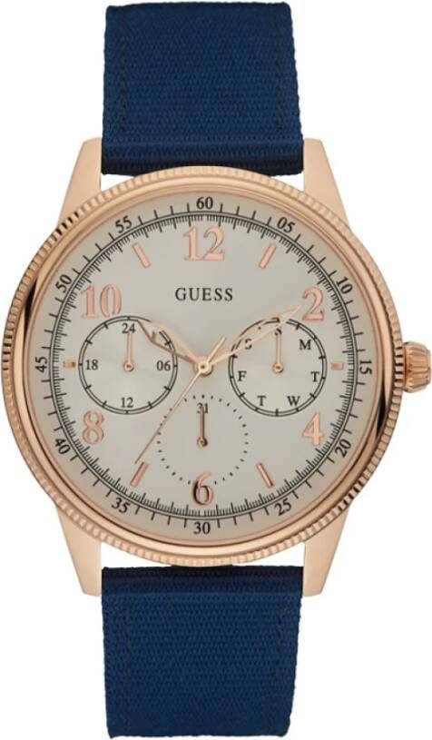 Guess Horloge , Blauw, Heren
