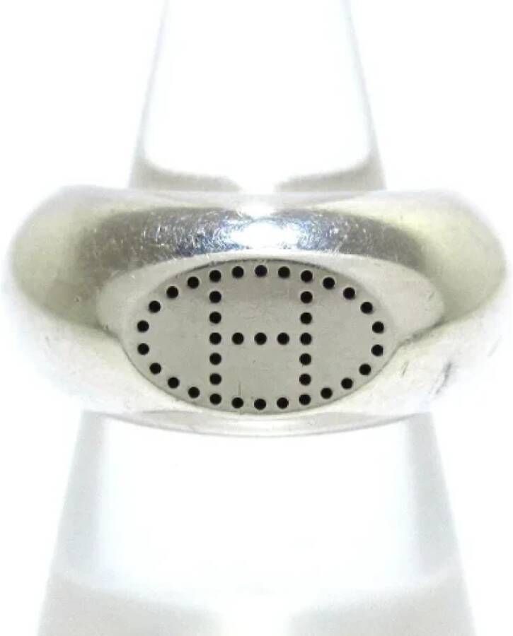 Hermès Vintage Pre owned Silver rings , Grijs, Dames