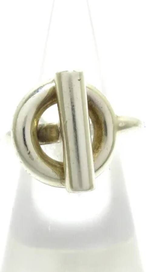 Hermès Vintage Pre owned Silver rings , Grijs, Dames
