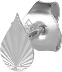 Jane Kønig Reflection Drop Stud, Sterling Silver enkele oorbel , Grijs, Dames