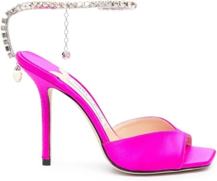Jimmy Choo Hoge hiel sandalen , Roze, Dames