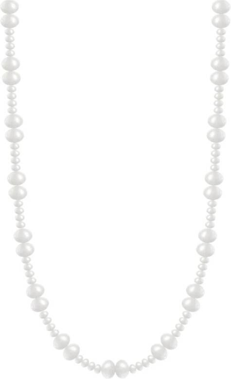 Julie Sandlau Eden ketting 14k goud , Wit, Dames