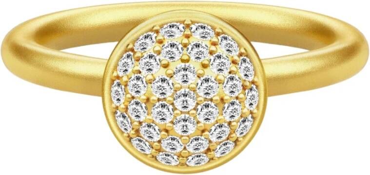 Julie Sandlau Glory Ring Gold , Geel, Dames