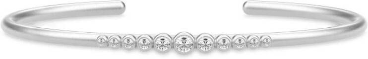 Julie Sandlau Grace Bangle Rhodium , Grijs, Dames