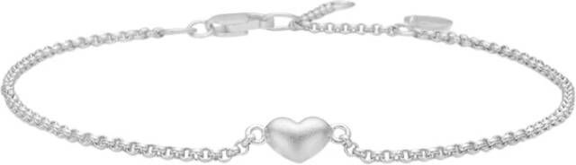 Julie Sandlau Love Bracelet Rhodium , Grijs, Dames