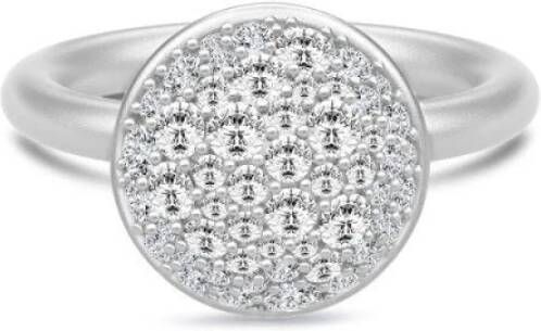 Julie Sandlau Multipavé ring , Grijs, Dames