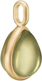 Julie Sandlau Paloma Pendant Gold , Groen, Dames