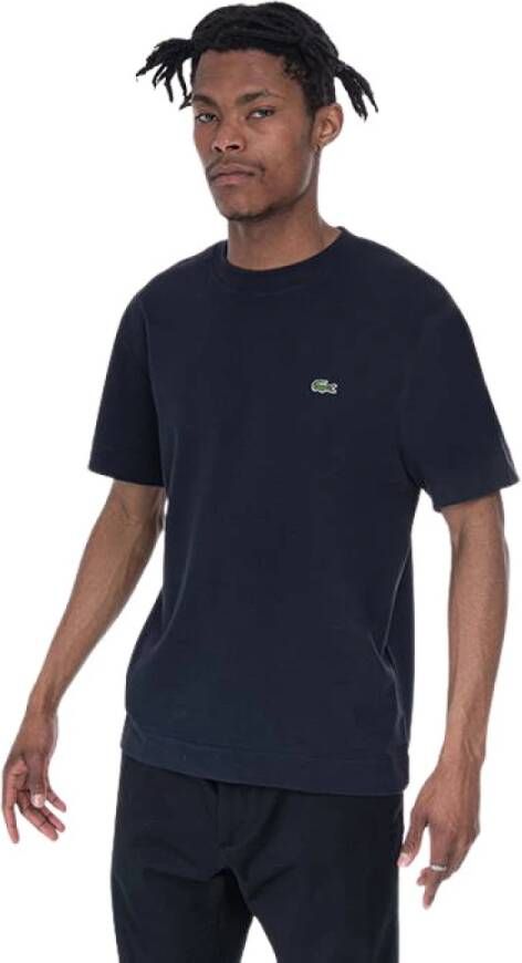 Lacoste Mannen t shirt th1708 hde , Zwart, Heren