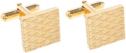 Lanvin Manchetlinks stropd clips , Geel, Heren