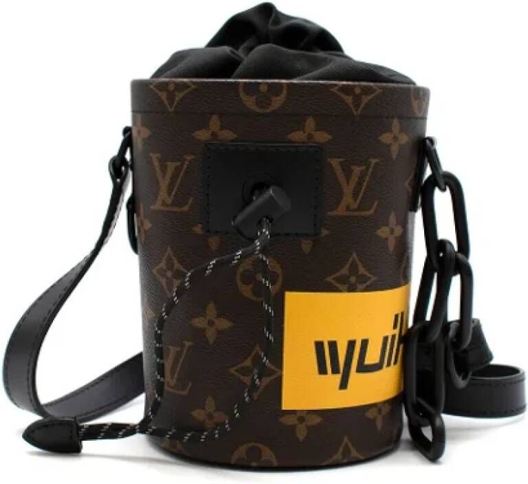 Louis Vuitton Vintage Pre owned Canvas crossbody bags , Bruin, Heren