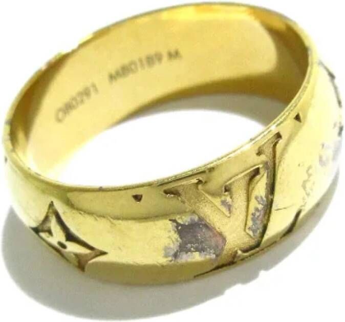 Pre owned Metal louis vuitton jewelry , Geel, Dames