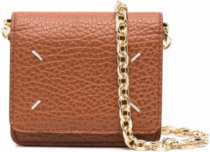 Maison Margiela Kruis lichaamstassen , Bruin, Dames