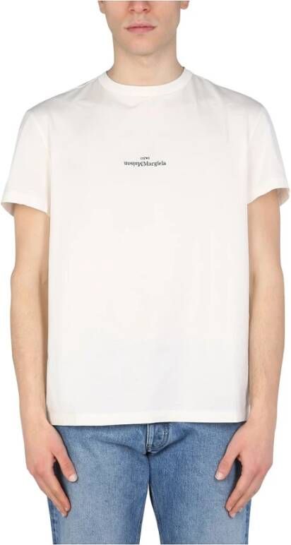 Maison Margiela T shirt , Wit, Heren