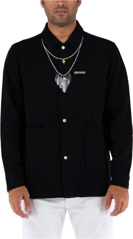 Marcelo Burlon Casual Overhemden Zwart Heren
