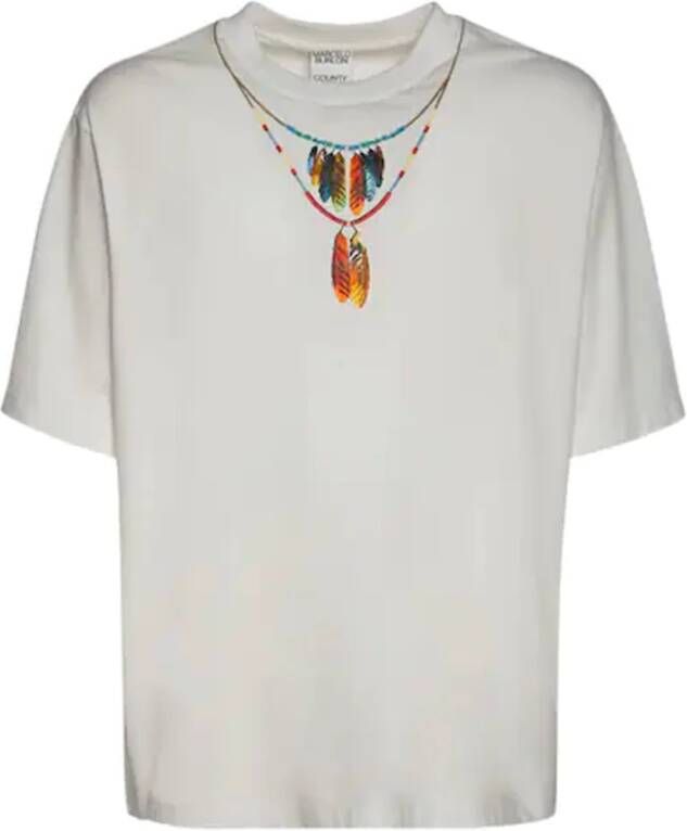 Marcelo Burlon T shirt , Wit, Heren