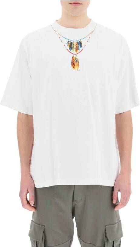 Marcelo Burlon T shirt , Wit, Heren