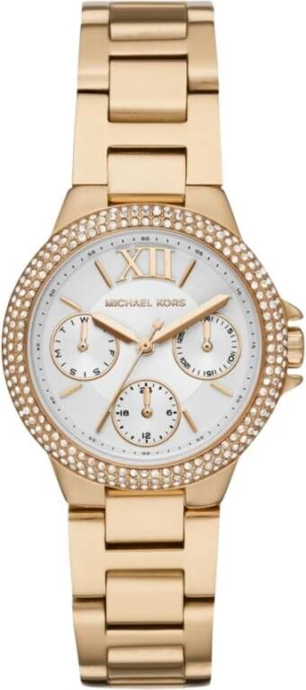 Michael Kors Camille Mini Watch, Mk6844 , Geel, Dames